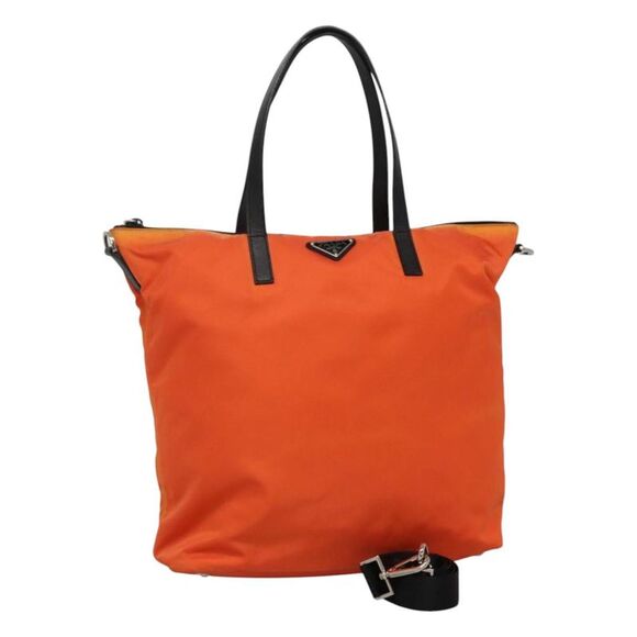 Pre Loved prada Women Orange Tote Bags - Picture 1 of 8